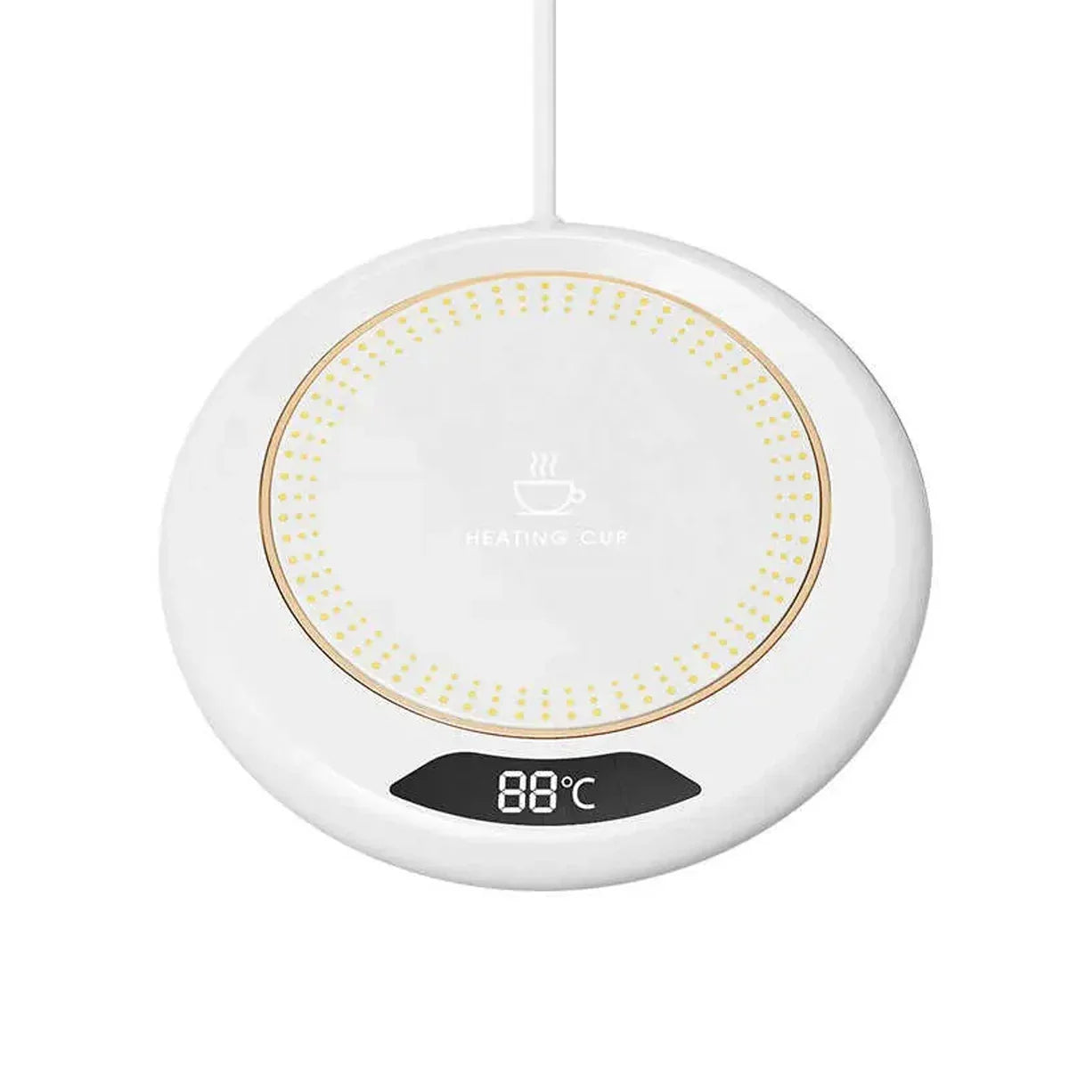 1PC Thermostatic Heating Coaster USB Home Heating Coaster 3-speed Adjustment Heating 55 Degrees Constant Temperature