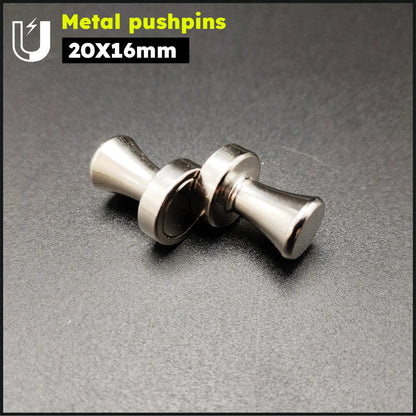 5/10/20 PCs Super Strong Neodymium Magnet Magnetic Pushpins Sucker Thumbtack Steel Magnet Push Pin for Refrigerator Whiteboard