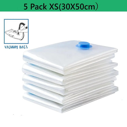 Vacuum Storage Bags, Space Saver Bags Compression for Comforters and Blankets, Sealer Clothes Travel Packing Organizer