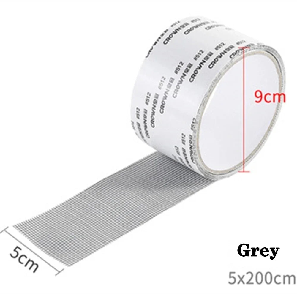 Window Screen Hole Patch Repair Easy Apply Waterproof Tape – Keep Mosquitoes Out with Our Anti-Insect, Self-Adhesive Mesh Patch