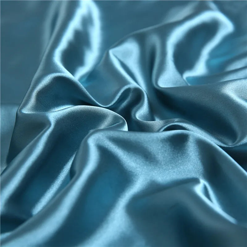 Pillowcase Silk Pillow Cover Silky Satin Hair Beauty Pillow case Comfortable Pillow Case Home Decor wholeStandard/Queen 1PC