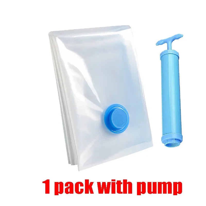 Vacuum Storage Bags Wardrobe Organizer Vacuum Seal Bag Space Saving Bags for Clothes Pillow Bedding Blanket Packaging Storager