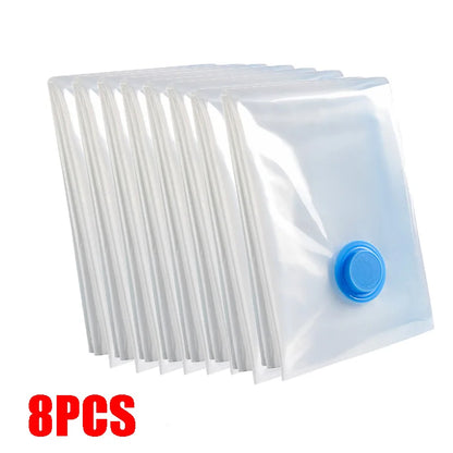Vacuum Storage Bags 8-18Pc Space Saver Bag Travel Rechargable Air Pump Various Seal Bag Pump for Compress Clothe Blanket Luggage