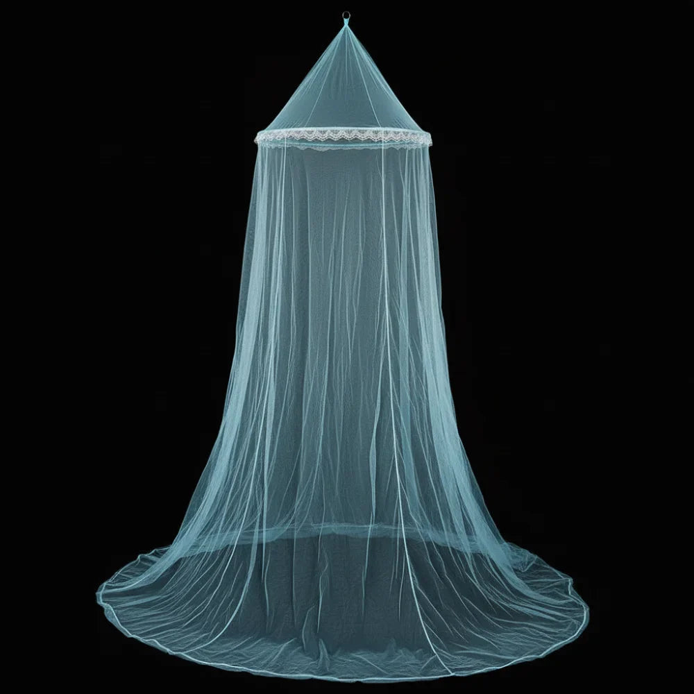 Canopy Encryption Dome Fly Insect Mesh Princess Mosquito Net Repellent Protection Single Entry Bed Decoration