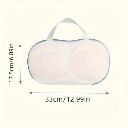 1/2Pcs Laundry Washing Bag with Zipper Foldable Mesh Lingerie Underwear Mesh Bra Washer bag Bra laundry bag Bra Wash Bag Mesh