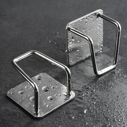 1-2PCS Stainless Steel Sponge Drain Rack Kitchen Sink Cloth Steel Wire Ball Sink Cover Storage Organizer 304 Material