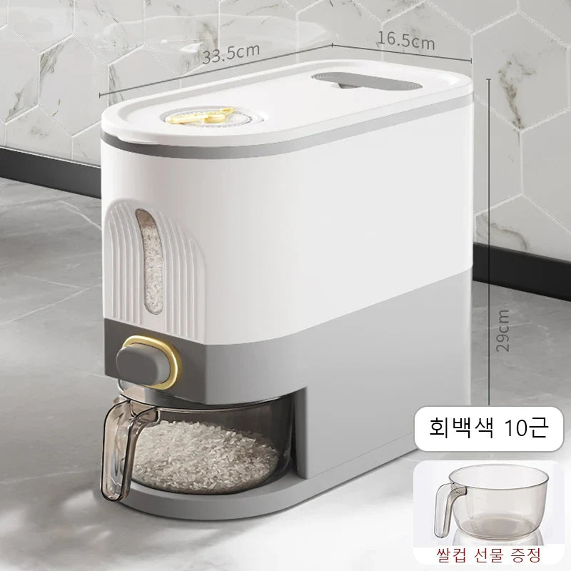 Home Rice Bucket - Insect-proof and Moisture-proof Sealed Container - Food-grade Storage Bin for Rice