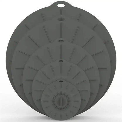 5pcs Environment-friendly Preservation Cover Food Ftorage Can Be Used For Refrigerators Microwave Ovens Spill Proof