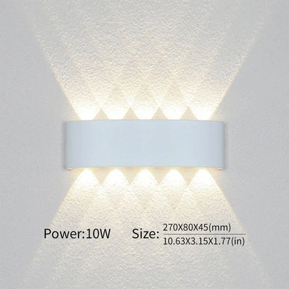 LED Wall Lamp Outdoor Waterproof IP66 Interior Wall Light 2W 4W 6W 8W 10W minimalist creative bedroom bedside lamp