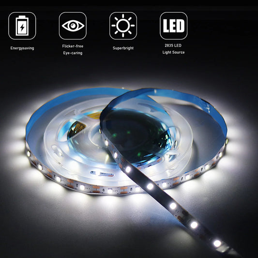 1-5m 5V LED Strip Lights 2835 USB 60 LEDs/m TV Backlight Flexible Lighting Ribbon Tape for Bedroom Wardrobe DIY Decoration Light