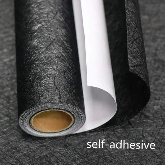 Black Silk Wallpaper Embossed Self Adhesive Wallpaper Removable Vinyl Black Peel and Stick Wallpaper Waterproof Furniture Decor