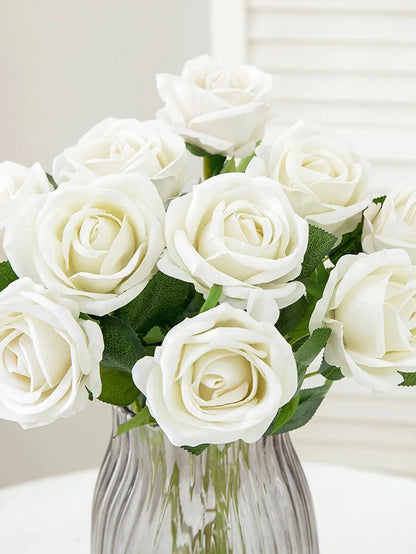 Artificial Flowers Rose Home Wreath Wedding Wreath Decoration Living Room Furnishings Diy Household Products Roses Bouquet Arch
