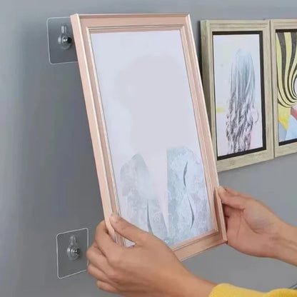 Strong Adhesive Hooks Picture Frame Poster No Drilling Hooks Waterproof Durable Kitchen Bathroom Accessories Screw Hooks