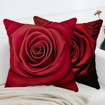 Heart Pillow Cover Valentine's Day Cushion Cover Pillow Case Office Chair Sofa Bed Home Decor Throw Pillow Cover