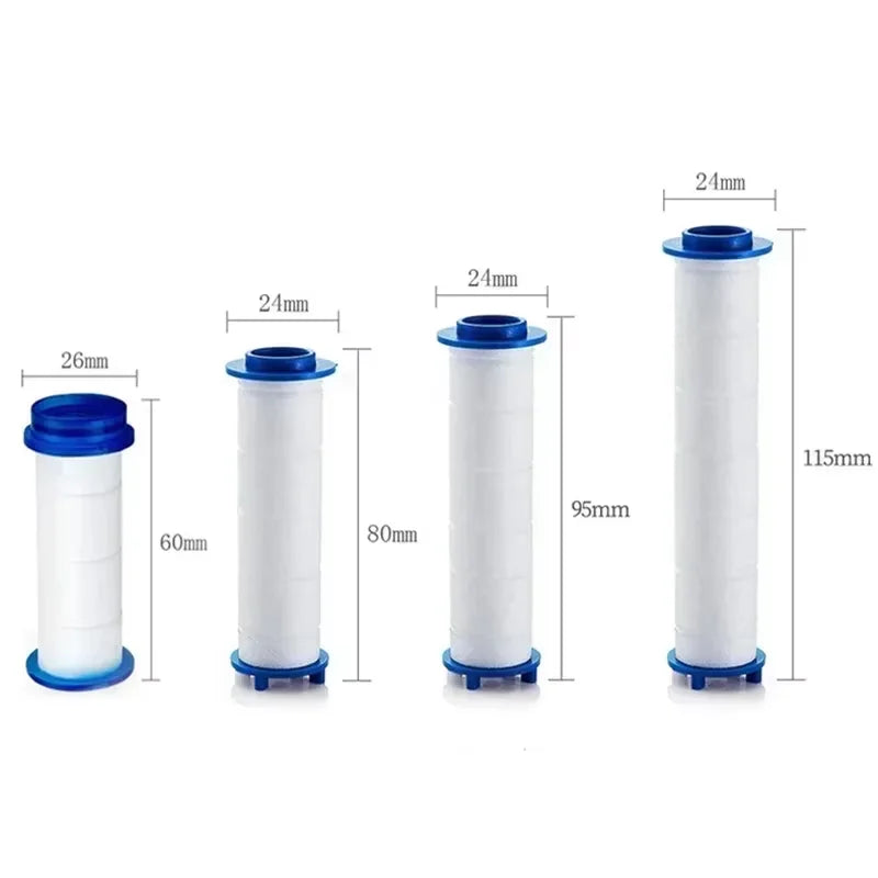 5Pcs Set Shower Head Replacement PP Cotton Filter Water Purification Bathroom Accessories for Universal Shower Water Cleaning