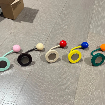 Non perforated magnetic hook for bathroom and kitchen, strong and seamless magnetic suction hook for refrigerator