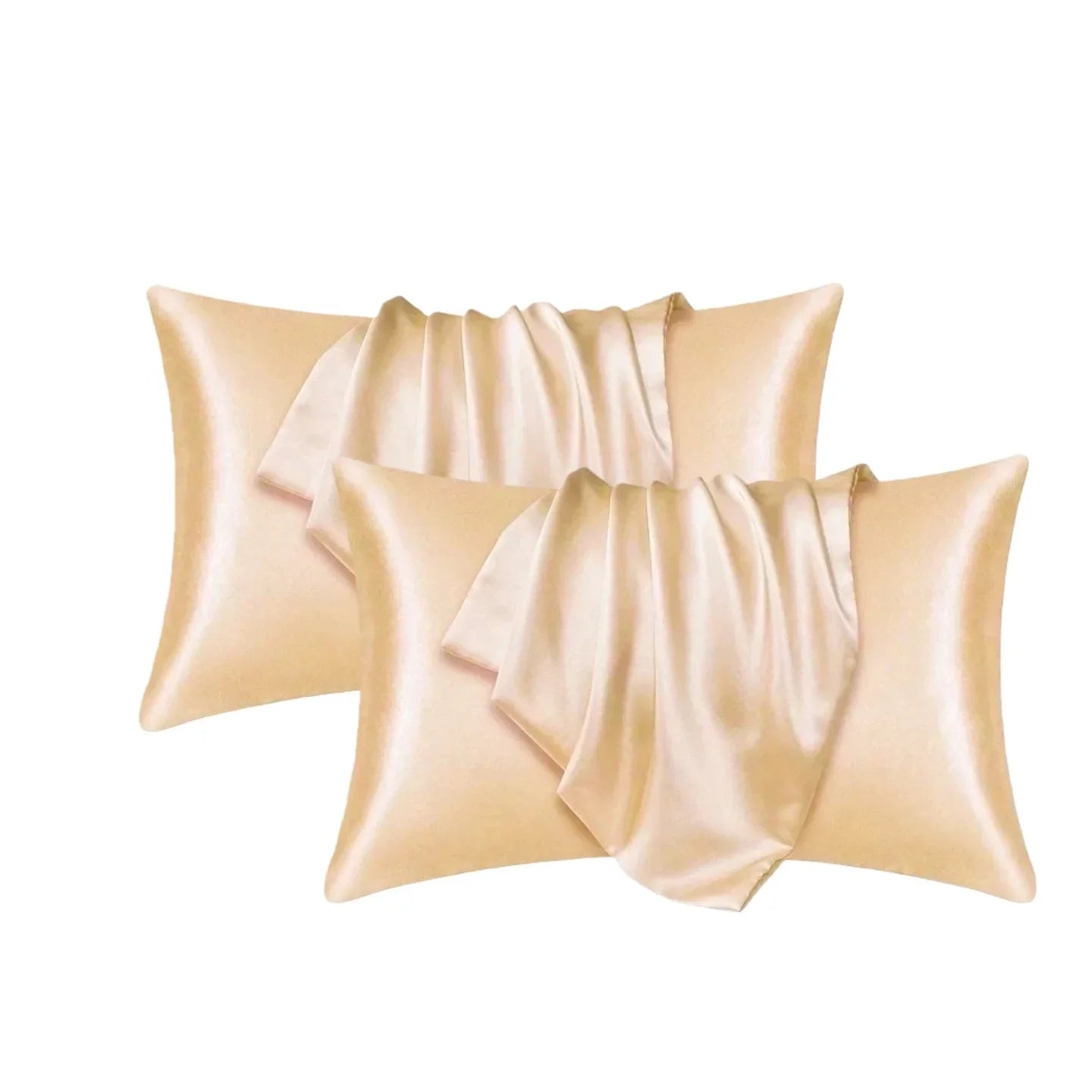 Pillowcase Silk Pillow Cover Silky Satin Hair Beauty Pillow case Comfortable Pillow Case Home Decor wholeStandard/Queen 1PC