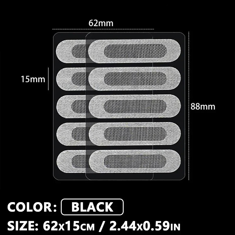 Window Mosquito Net Repair Tape Self Adhesive Window Screen Repair Patch Strong Anti-Insect Fly Mesh Broken Holes Repair