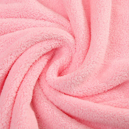 Toddler Baby Hooded Towels Super Soft Newborn Kids Bathrobe Warm Sleeping Swaddle Wrap for Boys Girls Coral Velvet Wrap Blanket