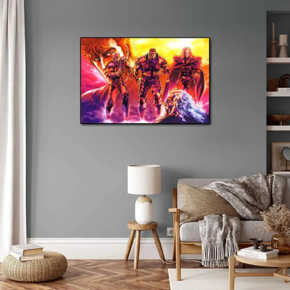 Hokuto No Ken Anime Video Game Canvas Painting Art Poster and Wall Art Picture Print Modern Family Bedroom Home Decor Posters