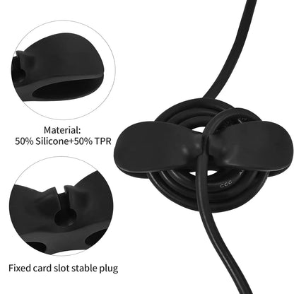 3-6pcs Cord Winder Organizer for Kitchen Appliance Cord Wrapper CableManagement Clip Holder for Air Fryer Coffee Machine Fixer