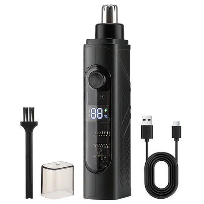 Electric Nose Hair Clipper Rechargeable Automatic Shaving Nose Trimmer Unisex Professional Washable Painless Nose Hair Trimmer