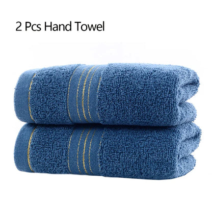 1/2/4 Pcs Cotton Class A Thickened Absorbent Jacquard Polyester-cotton Skin-friendly Face Towel Pure Cotton Towel Adult Towel