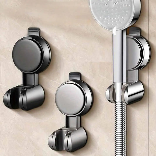 1Pc Universal Shower Head Holder Adjustable Strong Adhesive ABS Shower Brackets Suction Cup Wall Mount Waterproof Shower Base