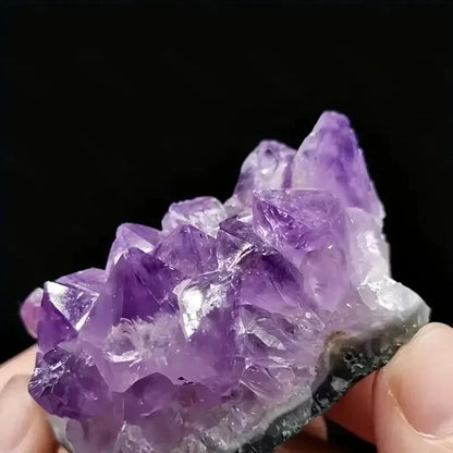 High Quality Natural Amethyst Geode Healing Crystal Amethyst Carved Clusters for Home Decor
