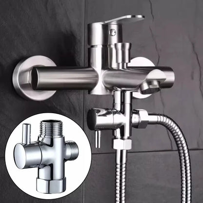 G1/2 inch diverter valve three-way T-type adapter for shower brass faucet connector bathroom faucet water diverter