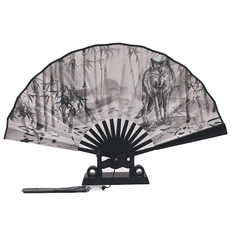 With Tassel Art Craft Style Foldable Hand Fan Portable Folding Fan Wedding Party Photo Props Guest Gifts Home Decor Craft