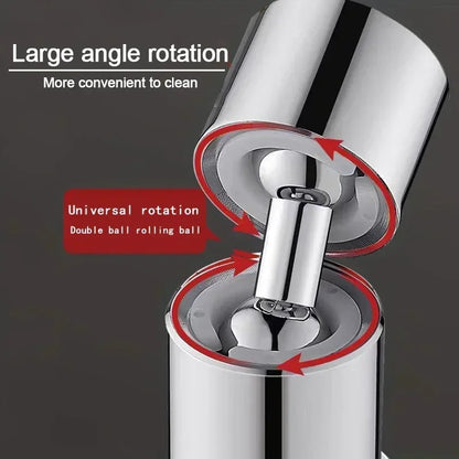 1pc Faucet Extender Metal Alloy,Three Modes,Head Water Saver Home Extended Shower Spray Filter  Faucet Extender  Kitchen