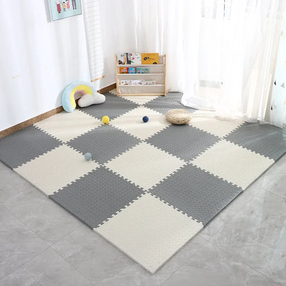 16PCS 30x30cm EVA Puzzle Mat – Thick Baby Play Mat for Kids, Non-Slip & Waterproof Crawling Floor Tiles, Interlocking Foam Rug