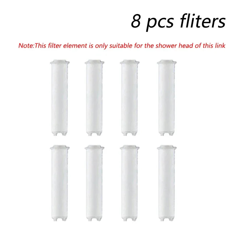 10 Spray High-Pressure Water Saving Filtered Shower Head Handheld Showerhead Fall Resistance Black White Bathroom Shower Nozzle