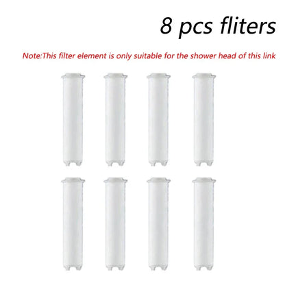 10 Spray High-Pressure Water Saving Filtered Shower Head Handheld Showerhead Fall Resistance Black White Bathroom Shower Nozzle