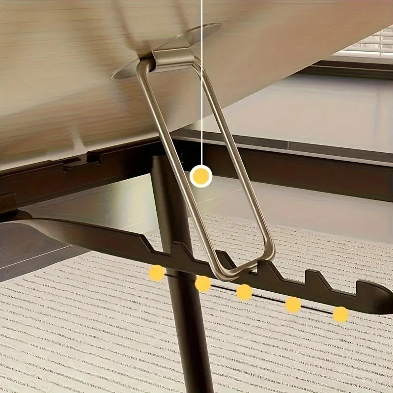 Portable Bed/Sofa Table, Sofa Tray, Home Desk, Breakfast Tray with Cup Holder, Bedside Laptop Stand, Foldable Bed Table