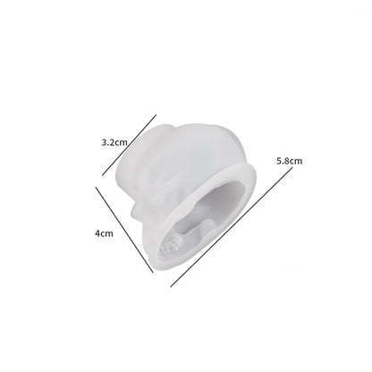 Skeleton Head Epoxy Resin Mold Halloween Candle Making Keychain Pendants Skull Shape Pendants Epoxy Silicone Molds Jewel Making
