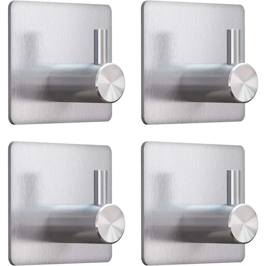 Adhesive Heavy Duty Wall Hook Waterproof Stainless Steel, Mounting - Bathroom and Bedroom