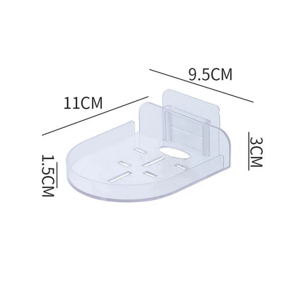 1/2PCS Wall Mounted Camera Bracket Adhesive, No Drilling, Household Indoor Storage, Fixed Monitoring Rack, Tray, Item Storage