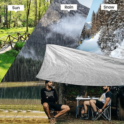 Thickened Sunshade Tarpaulin Truck Outdoor Sunscreen Tarpaulin Waterproof Double Silver Thickened Sunshade Cloth Rainproof Cloth