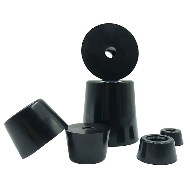 8pcs Rubber Shock Absorbing Feet, Anti-Vibration Pads for Furniture,Speaker,Washing Machine,Non-Slip Floor Protector with Gasket