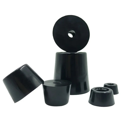 8pcs Rubber Shock Absorbing Feet, Anti-Vibration Pads for Furniture,Speaker,Washing Machine,Non-Slip Floor Protector with Gasket