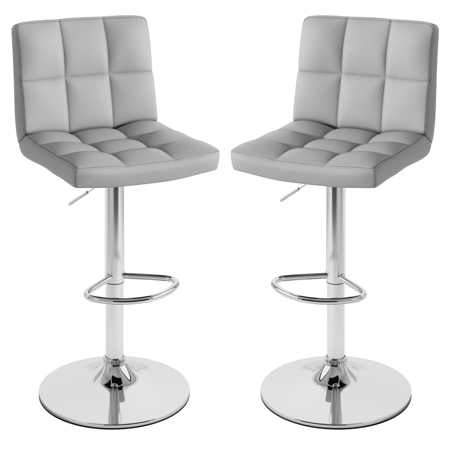 Set of 2 Square Swivel Adjustable