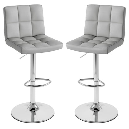 Set of 2 Square Swivel Adjustable