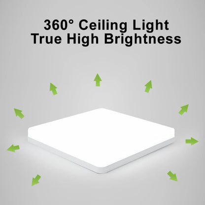 LED Ceiling Lights Square Neutral Light 16W 34W Interior Home Decor Simple Ceiling Lighting Bathroom Bedroom Kitchen Living Room