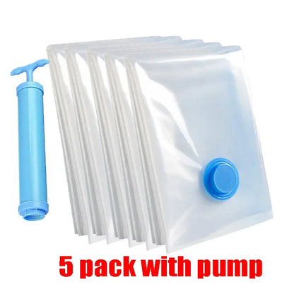 Vacuum Storage Bags Wardrobe Organizer Vacuum Seal Bag Space Saving Bags for Clothes Pillow Bedding Blanket Packaging Storager