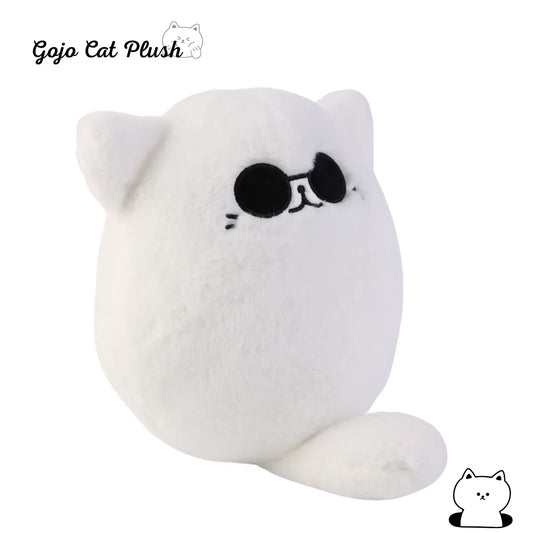 30cm Soft Gojo Cat Plush Pillow Hot Anime Sunglasses White Cat Plushies Toys Stuffed Animals Doll Home Decor Kids Birthday Gift