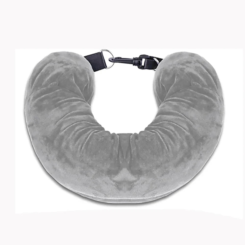 Fillable Travel Neck Pillow Stuff With Clothes Pillowcase Storage Lycra Fabric Waterproof Carry Portable Travel Bag Pillow