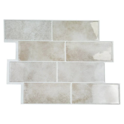 1Pcs New Self-adhesive 3D Wall Tile PVC DIY Wall Sticker Multifunction Waterproof Peel and Stick Wallpaper Home Decor