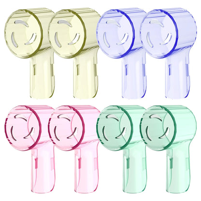 Toothbrush Dustproof Covers Caps Compatible with Braun Oral B Replacement Heads & iO Series Electric Toothbrush Head Protector